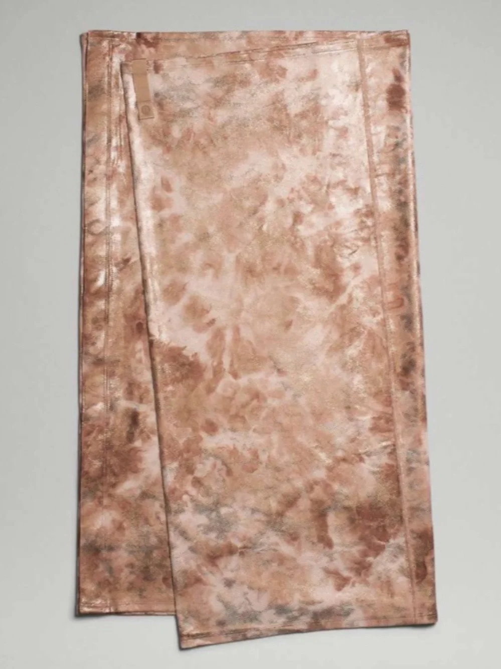 NWT Lululemon Customizable Snap Scarf *Shine Diamond Dye Misty Shell Cacao Diffu